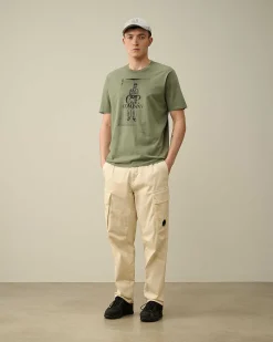 24/1 Jersey Artisanal Card T-Shirt^C.P. Company Shop