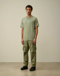 24/1 Jersey Artisanal Three Cards T-Shirt^C.P. Company Cheap