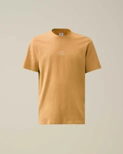 24/1 Jersey Artisanal Three Cards T-Shirt^C.P. Company Sale