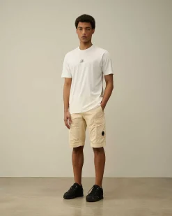 24/1 Jersey Artisanal Three Cards T-Shirt^C.P. Company Clearance