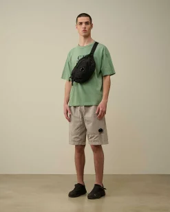 20/1 Jersey Boxy Logo T-Shirt^C.P. Company Cheap