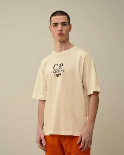 20/1 Jersey Boxy Logo T-Shirt^C.P. Company Hot