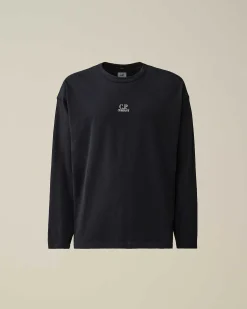 20/1 Jersey Boxy Long Sleeved T-Shirt^C.P. Company Best Sale
