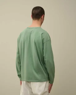 20/1 Jersey Boxy Long Sleeved T-Shirt^C.P. Company Flash Sale