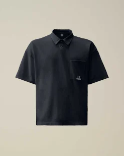 20/1 Jersey Boxy Polo Shirt^C.P. Company Discount