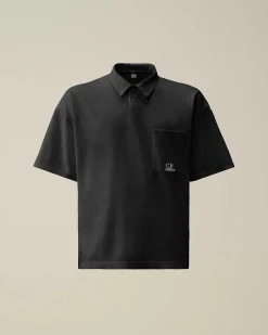 20/1 Jersey Boxy Polo Shirt^C.P. Company Discount