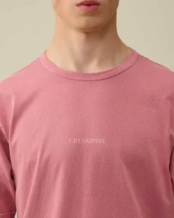 24/1 Jersey Resist Dyed Logo T-Shirt^C.P. Company Fashion