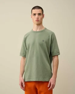 30/1 Sponge Fleece Short Sleeved Sweatshirt^C.P. Company Clearance