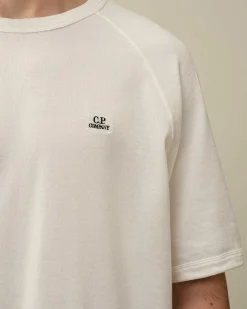 30/1 Sponge Fleece Short Sleeved Sweatshirt^C.P. Company Outlet