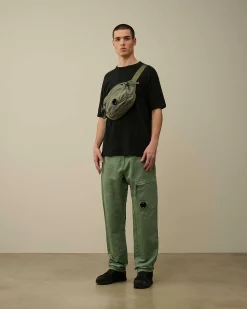 30/1 Sponge Fleece Short Sleeved Sweatshirt^C.P. Company Clearance