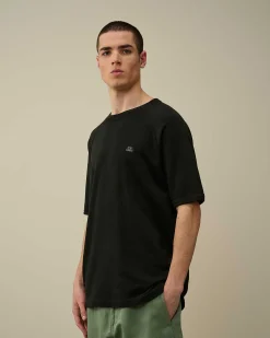 30/1 Sponge Fleece Short Sleeved Sweatshirt^C.P. Company Clearance