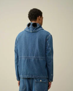 Blu Goggle Jacket^C.P. Company Cheap