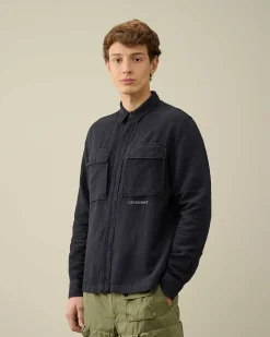 Broken Linen/Cotton Shirt^C.P. Company Fashion