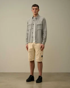 Broken Linen/Cotton Shirt^C.P. Company Outlet