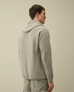 Chenille Cotton Knit Hoodie^C.P. Company Clearance