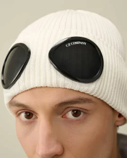 Cotton Goggle Beanie^C.P. Company Fashion