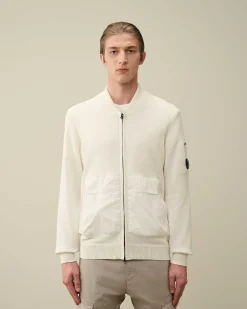 Cotton Mixed Bomber Knit^C.P. Company Best