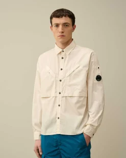 Cotton Rip-Stop Pocket Shirt^C.P. Company Shop