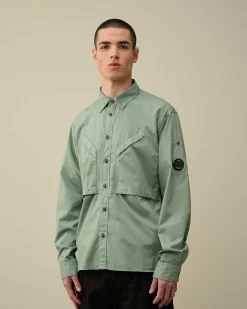 Cotton Rip-Stop Pocket Shirt^C.P. Company Fashion
