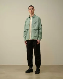 Cotton Rip-Stop Pocket Shirt^C.P. Company Fashion
