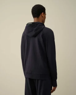 Diagonal Raised Fleece Zipped Hoodie^C.P. Company Cheap