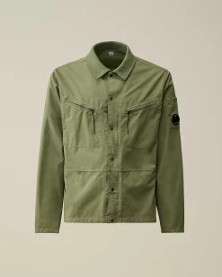 Gabardine Buttoned Shirt^C.P. Company Cheap