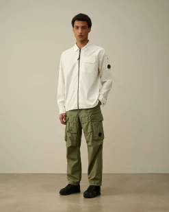 Gabardine Zipped Shirt^C.P. Company New