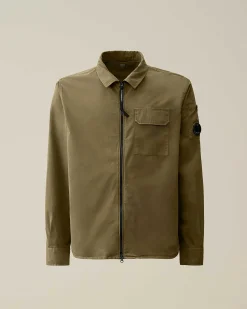 Gabardine Zipped Shirt^C.P. Company Cheap