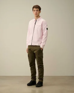 Gabardine Zipped Shirt^C.P. Company Sale