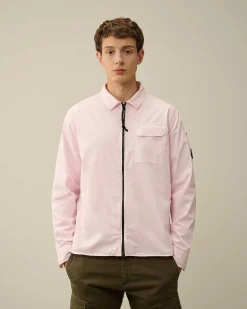Gabardine Zipped Shirt^C.P. Company Sale
