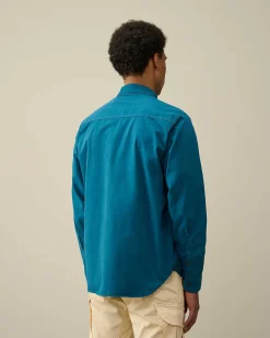 Gabardine Zipped Shirt^C.P. Company Hot