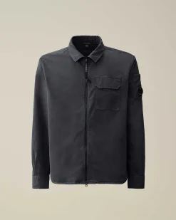 Gabardine Zipped Shirt^C.P. Company Clearance
