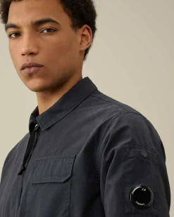 Gabardine Zipped Shirt^C.P. Company Clearance