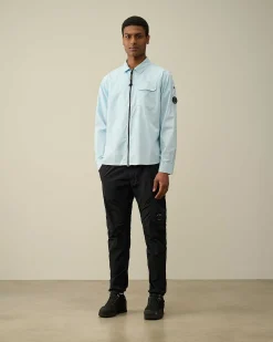 Gabardine Zipped Shirt^C.P. Company Flash Sale