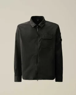 Gabardine Zipped Shirt^C.P. Company Sale