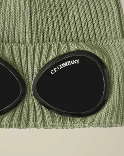 Kids' Cotton Goggle Beanie^C.P. Company Best Sale