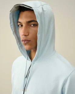 Light Fleece Zipped Hoodie^C.P. Company Discount