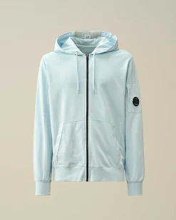 Light Fleece Zipped Hoodie^C.P. Company Discount