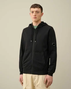 Light Fleece Zipped Hoodie^C.P. Company Shop