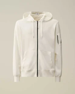 Light Fleece Zipped Hoodie^C.P. Company Cheap
