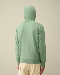 Light Fleece Zipped Hoodie^C.P. Company Shop
