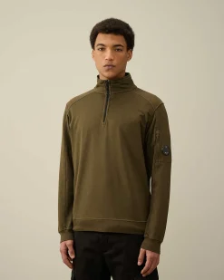 Light Fleece Zipped Sweatshirt^C.P. Company Best