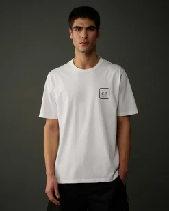 Metropolis Series Mercerized Jersey Logo Graphic T-Shirt^C.P. Company Hot