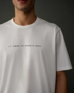 Metropolis Series Mercerized Jersey Graphic Badge T-Shirt^C.P. Company Best
