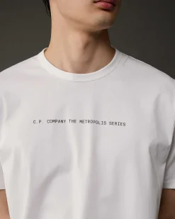 Metropolis Series Mercerized Jersey Graphic Face T-Shirt^C.P. Company Store