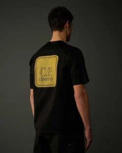 Metropolis Series Mercerized Jersey Graphic Badge T-Shirt^C.P. Company Online