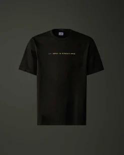 Metropolis Series Mercerized Jersey Graphic Badge T-Shirt^C.P. Company Online