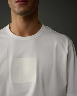 Metropolis Series Mercerized Jersey Logo Badge T-Shirt^C.P. Company Fashion