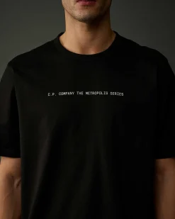 Metropolis Series Mercerized Jersey Graphic Face T-Shirt^C.P. Company Flash Sale