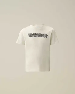 U16 Cotton Jersey 30/1 Logo T-Shirt^C.P. Company Flash Sale